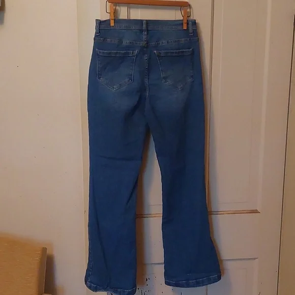 Kensie High Rise Flare Savannah Jeans - Picture 15 of 16